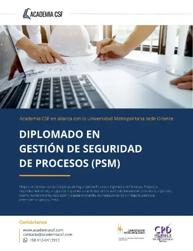 (2025-DGSP-II) Diplomado en Gestión de Seguridad de Procesos 