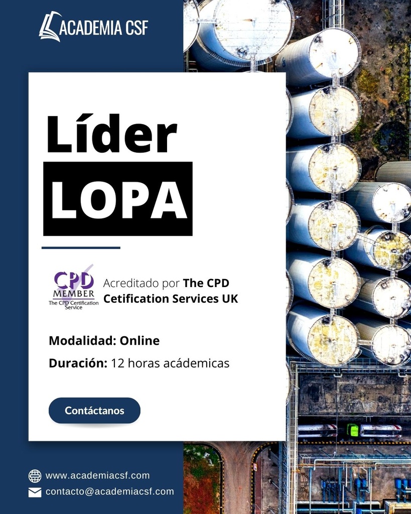 Curso Líder LOPA (2024-PFAPR-12-I)