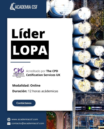Curso Líder LOPA (2024-PFAPR-12-I)